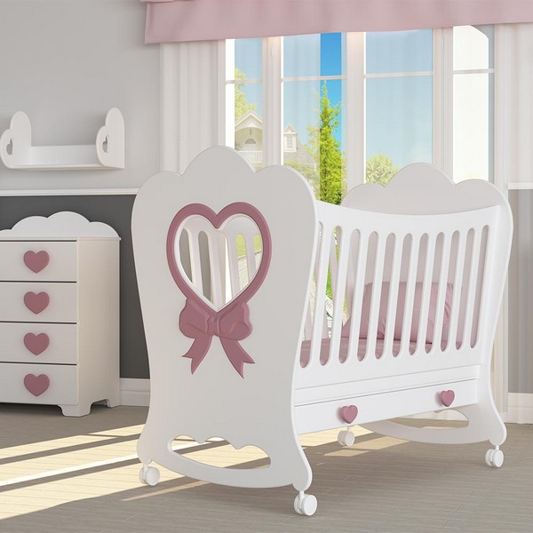 Продукт Bambino Casa Cuore Mio Rosa - Бебешко креватче Розово - 0 - BG Hlapeta